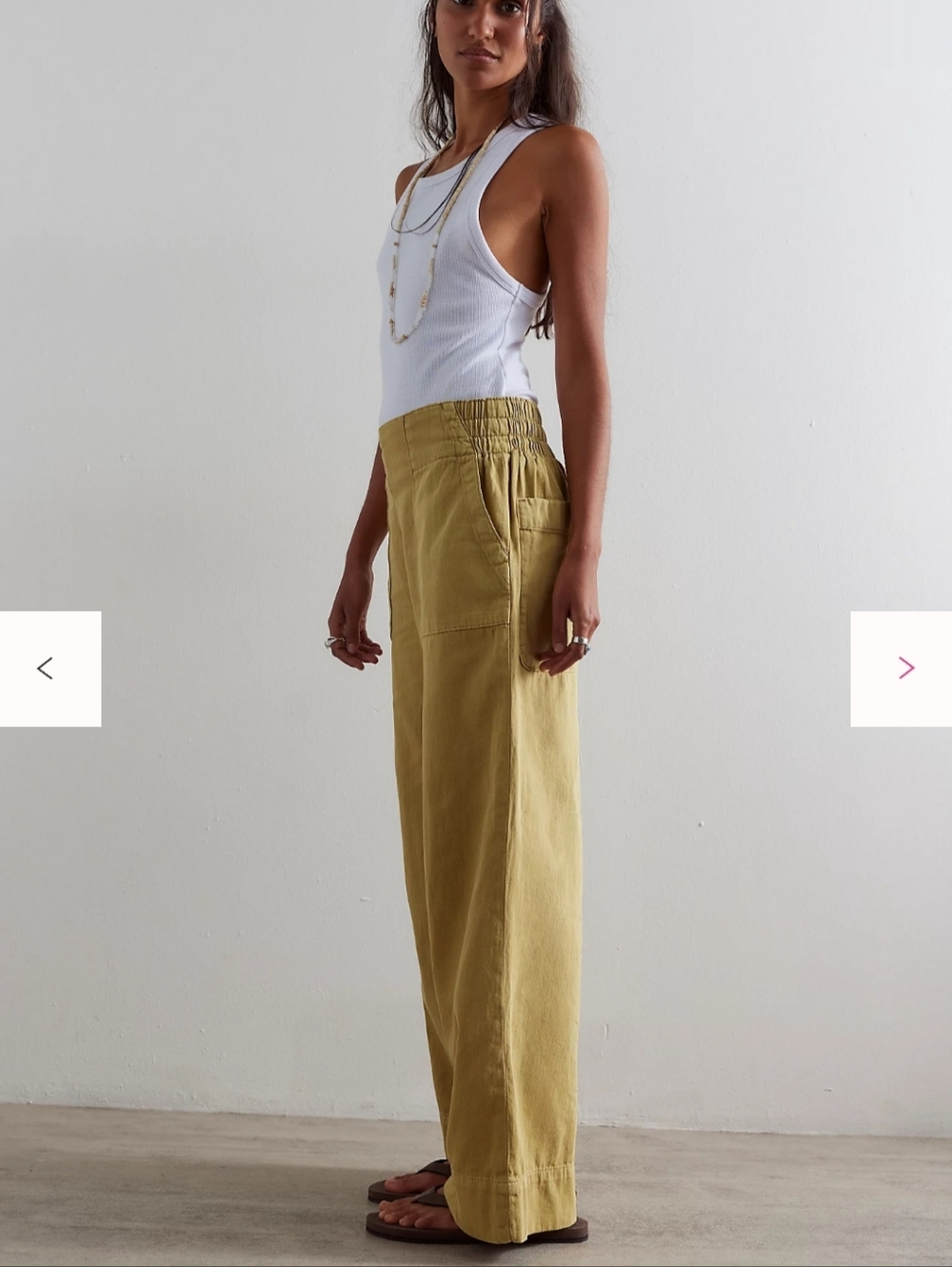 Free People We The Free Breezy Denim Pull On Jeans; Size M; EUC; Antelop - Picture 3 of 13